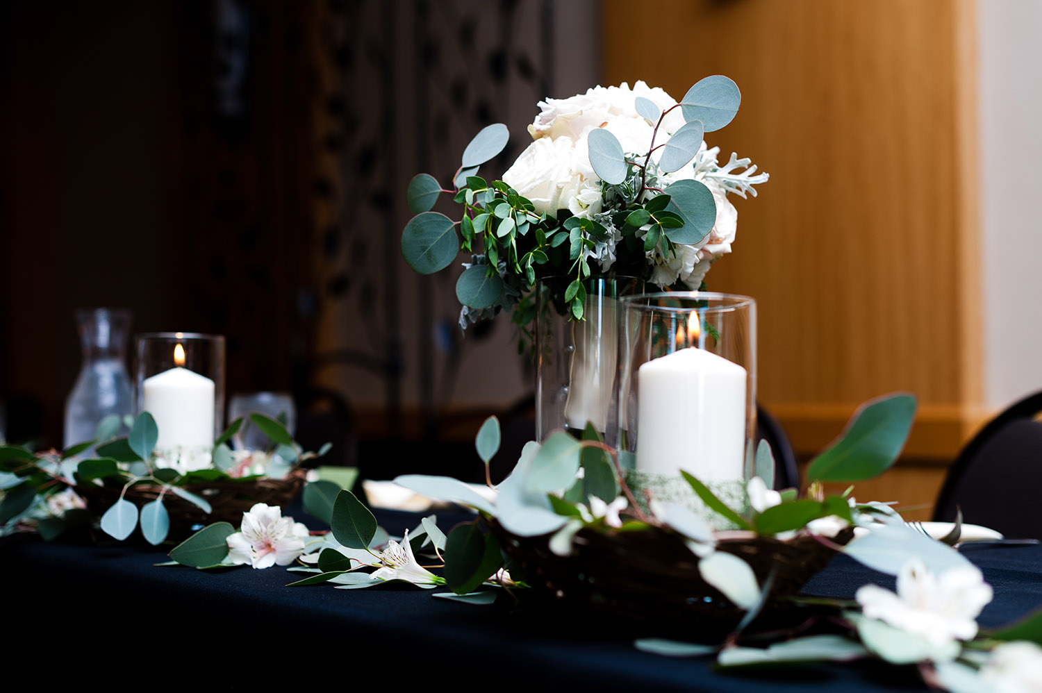 wedding reception table details